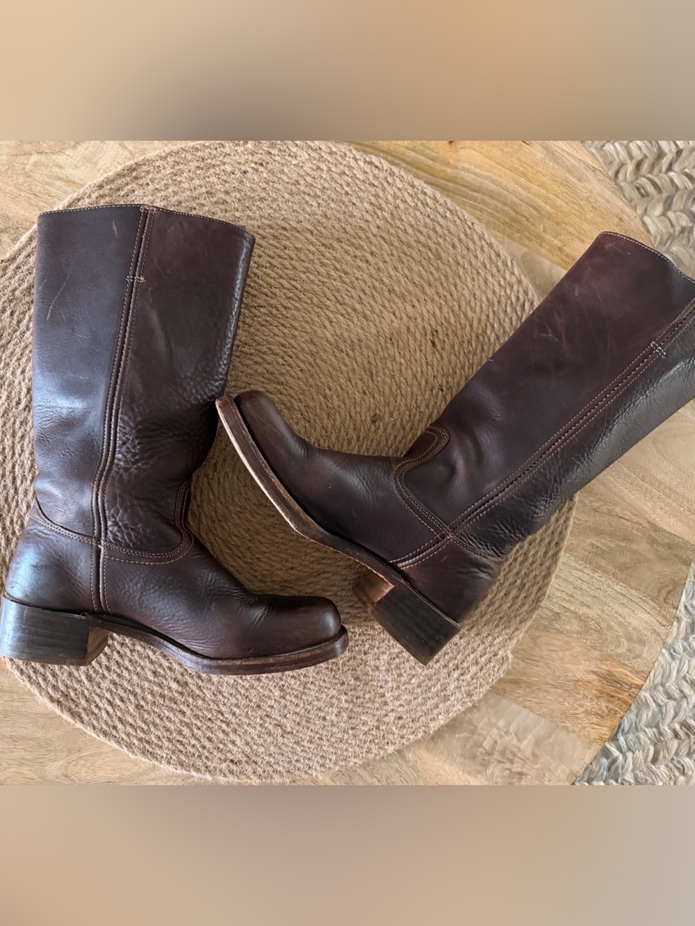 Vintage Frye Campus Deep Brown Leather - Picture 7 of 9